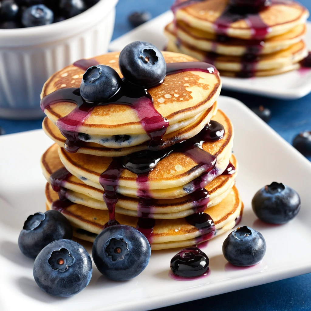 Reach results on google's SERP when searching for "Blueberry mini pancakes"
