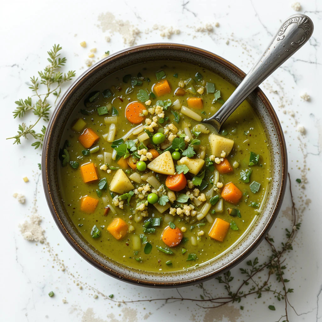 Reach results on Google's SERP when searching for "turnip green soup"