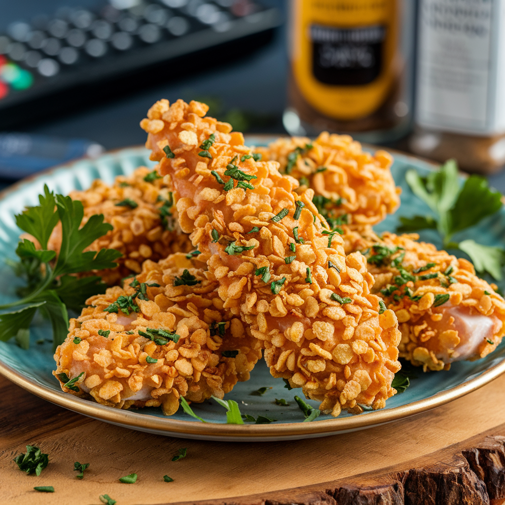 Reach results on Google's SERp when searching for "Corn flakes chicken tenders"