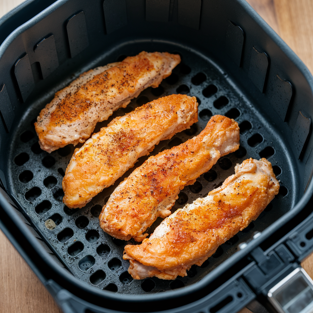 Reach results on Google's SERP when searching for "Frozen Chicken Tenders in an Air Fryer"