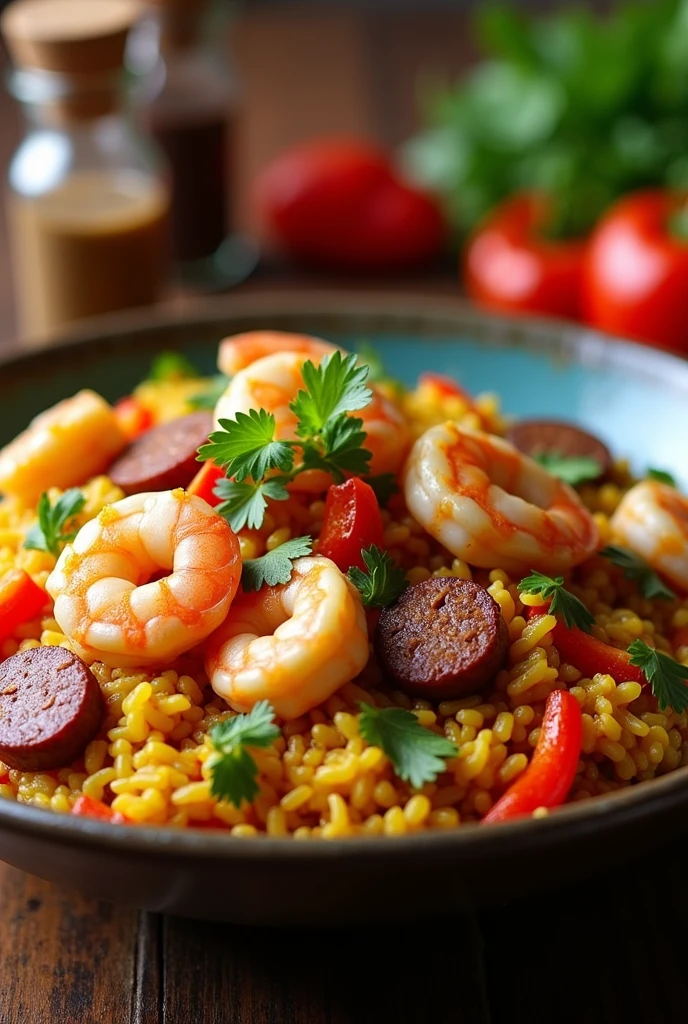 Reach results on Google's SERP when searching for "Louisiana Creole Paella"