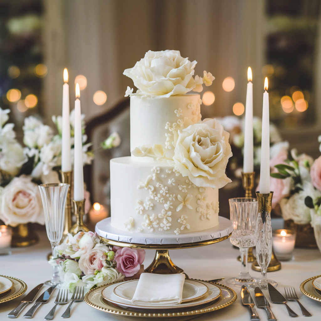 Reach results on Google's SERP when searching for "wedding cake"