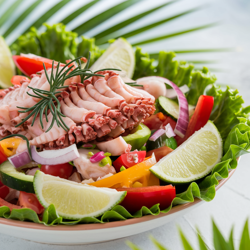 Reach results on Google's SERP when searching for "conch salad"