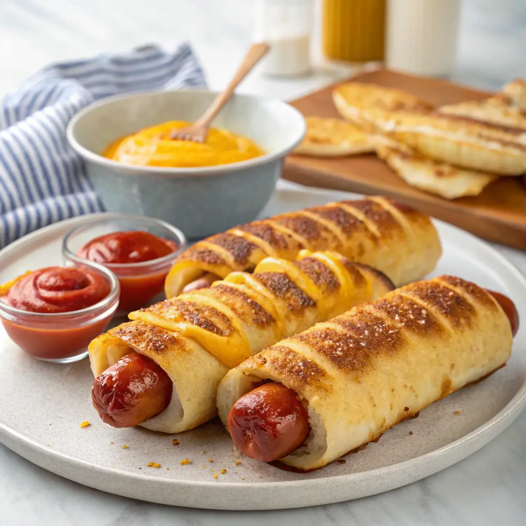 air-fryer-grilled-cheese-hot-dogs