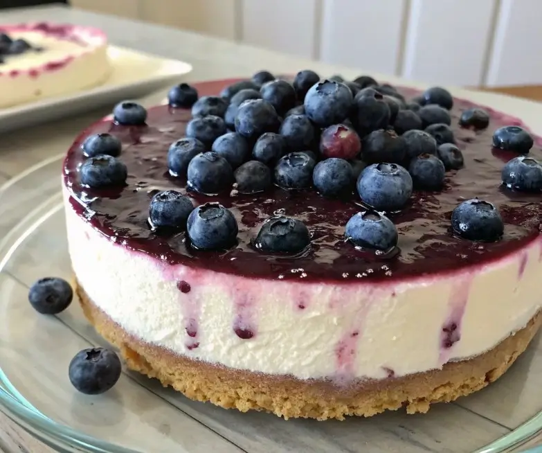 no-bake-blueberry-cheesecake