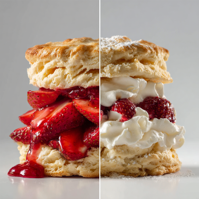 Common strawberry shortcake mistakes versus perfect air fryer results comparison
