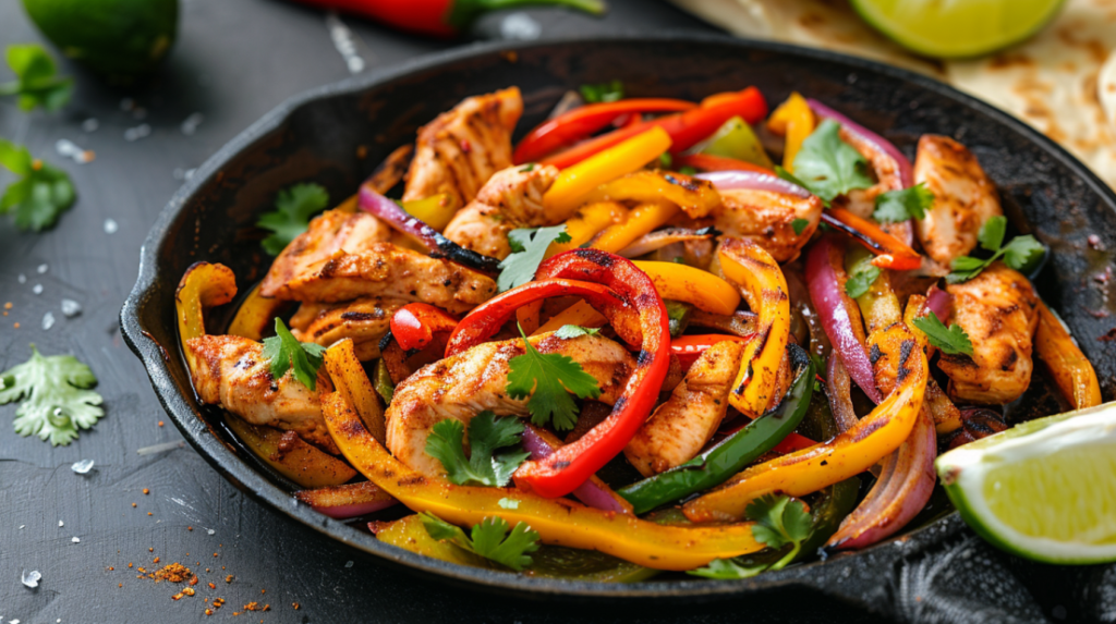 air fryer chicken fajitas