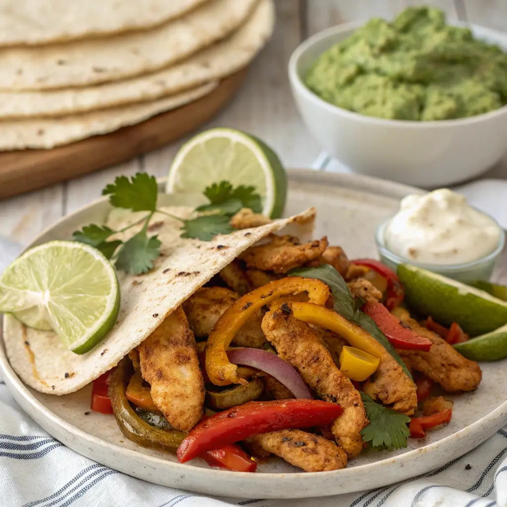 air-fryer-chicken-fajitas