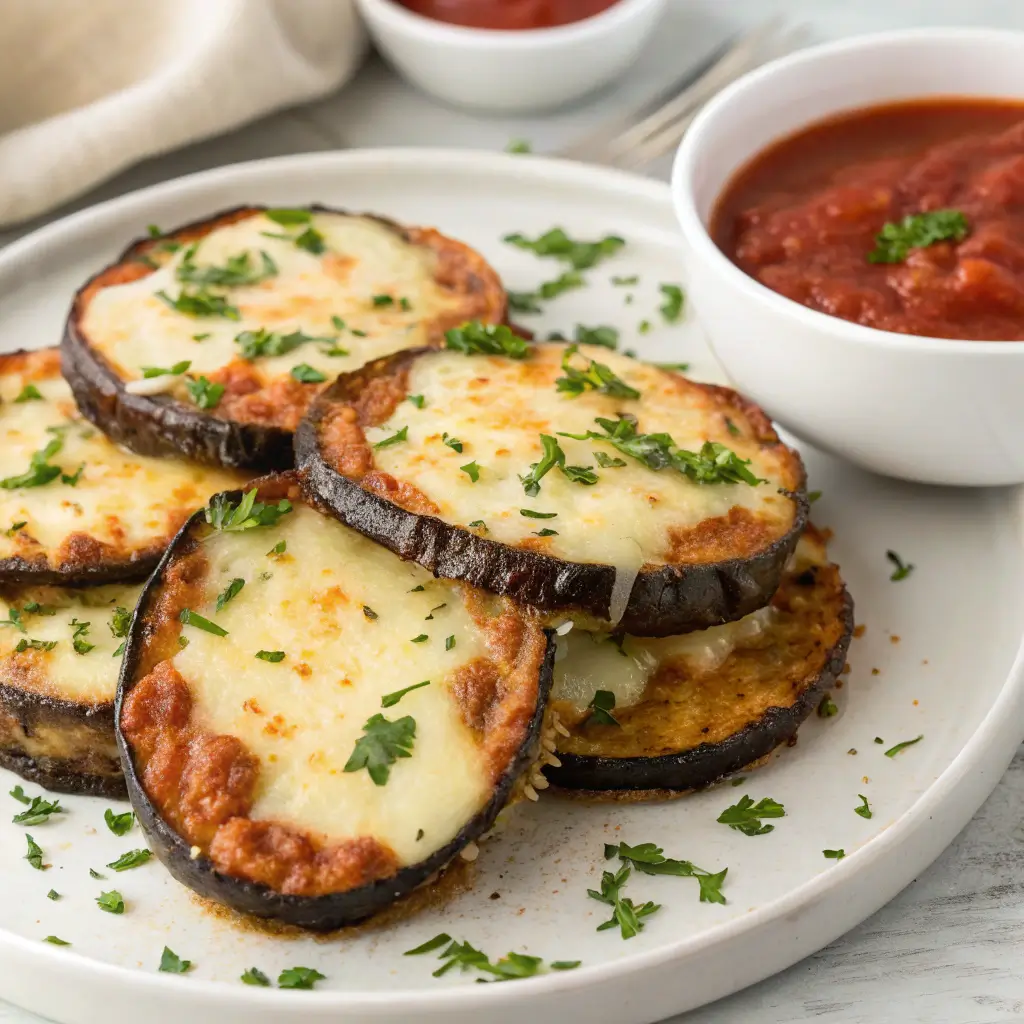 air-fryer-eggplant-parmesan