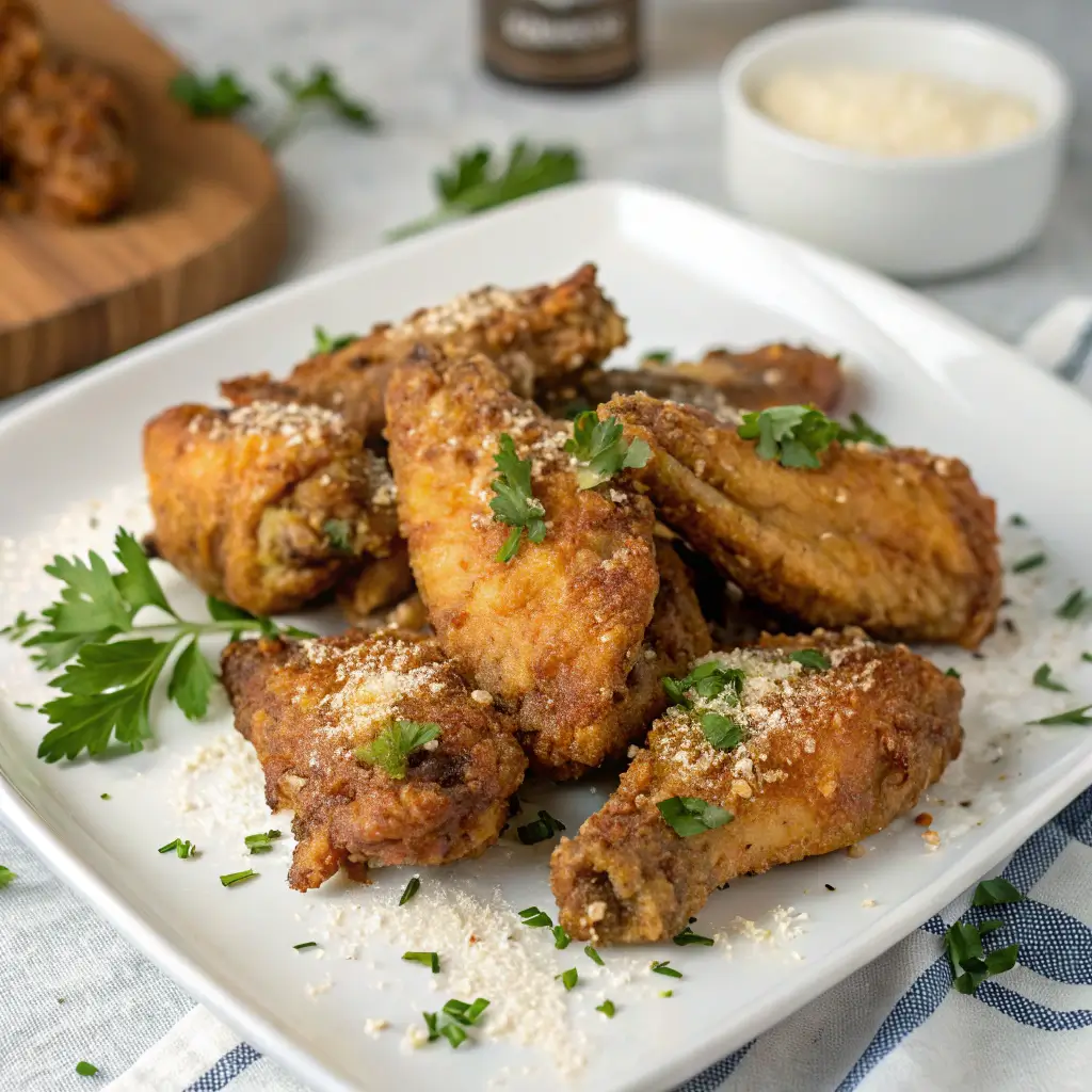 air-fryer-garlic-parmesan-wings