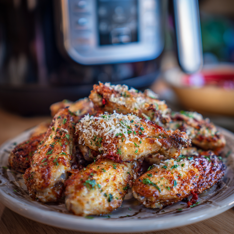 air-fryer-garlic-parmesan-wings