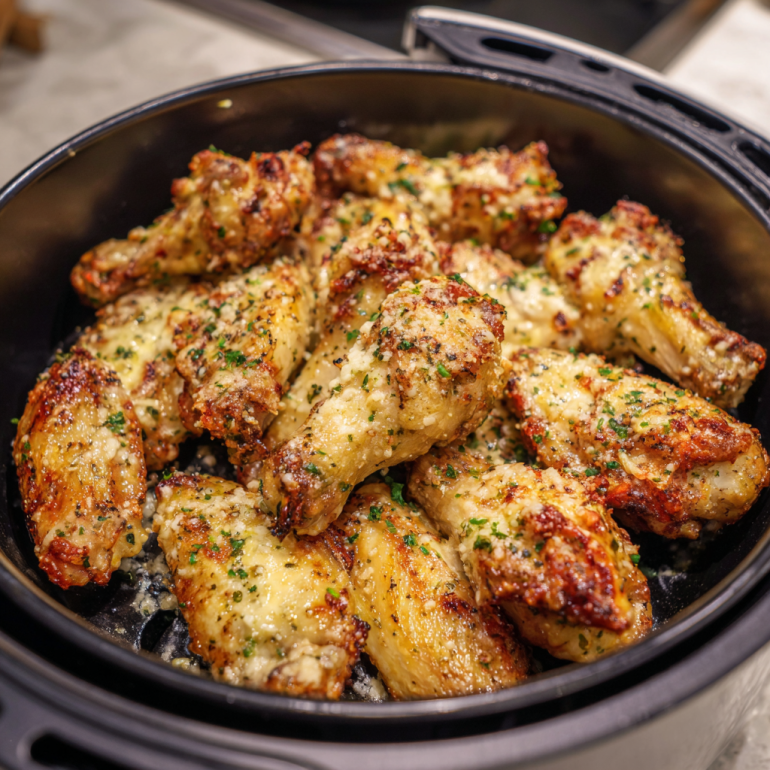 air-fryer-garlic-parmesan-wings