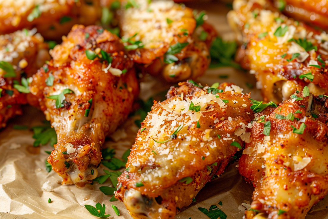 air-fryer-garlic-parmesan-wings
