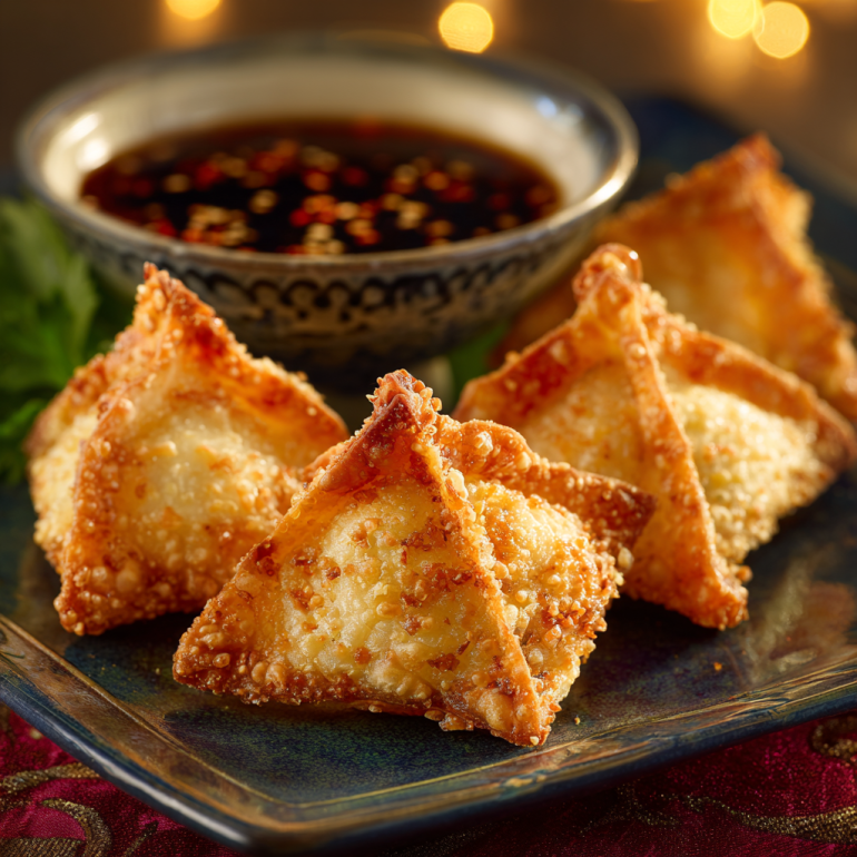 Air Fryer Crab Rangoon