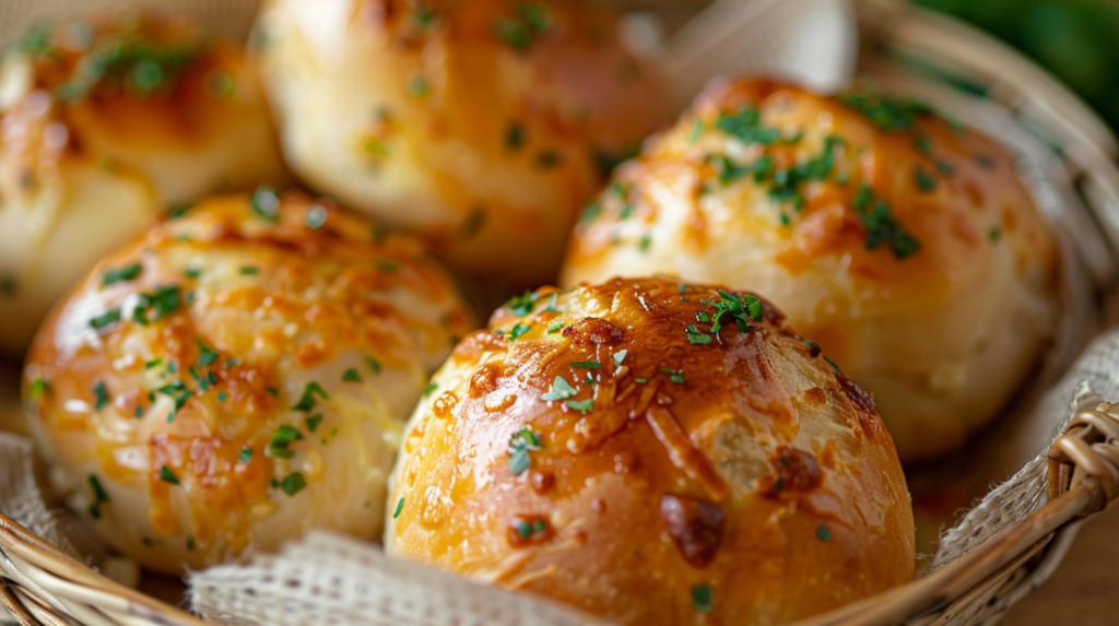 Buttery Cheese Garlic Rolls 