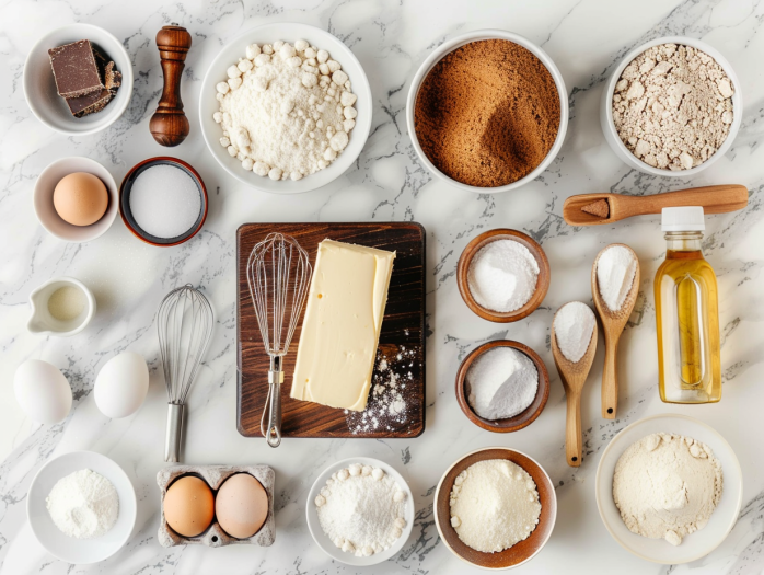 CRUMBL cookie baking ingredients