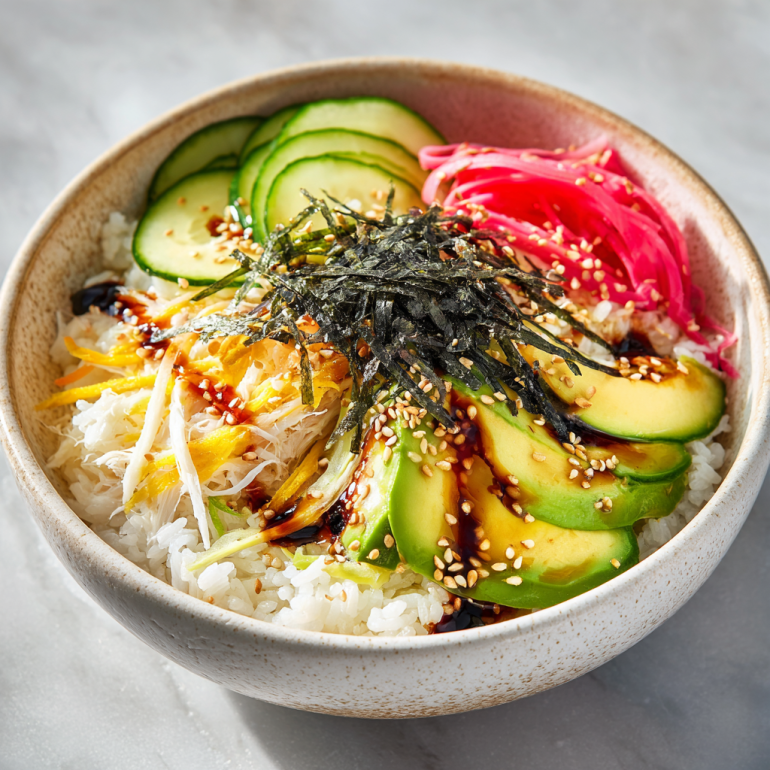California Roll Sushi Bowl
