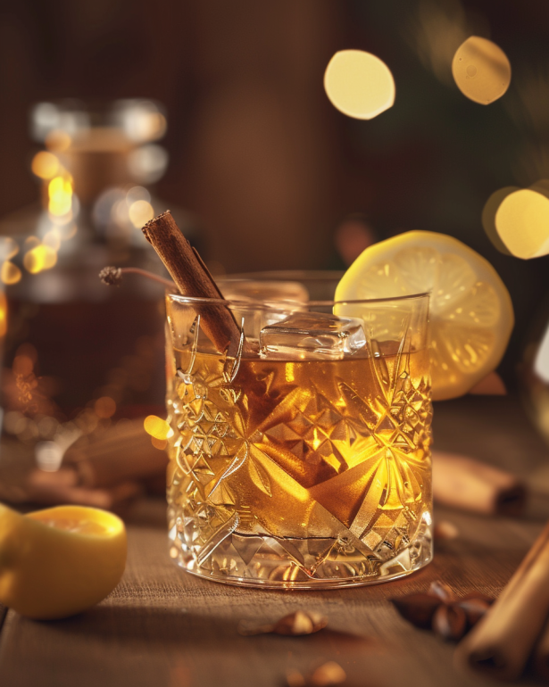 Cinnamon Maple Whiskey Sour 