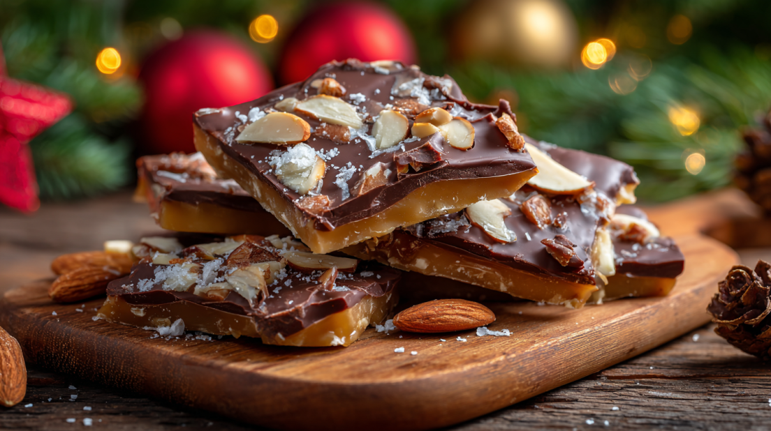 Classic Christmas toffee pieces