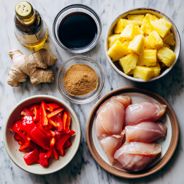 Hawaiian chicken ingredients