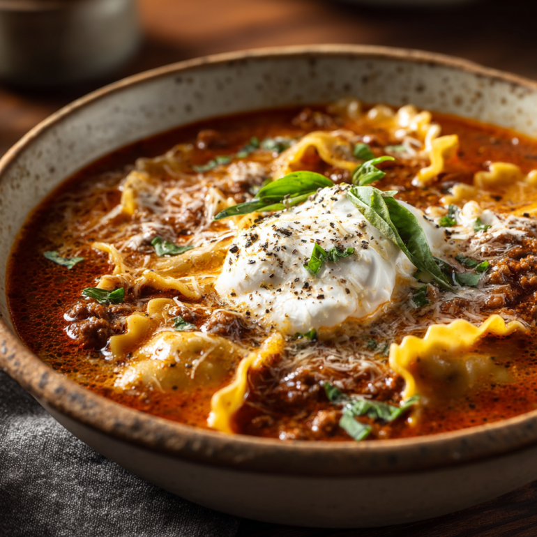 Lasagna Soup