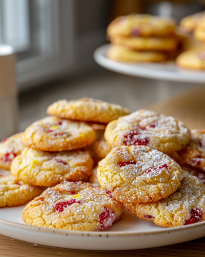 Lemon Raspberry Cookies