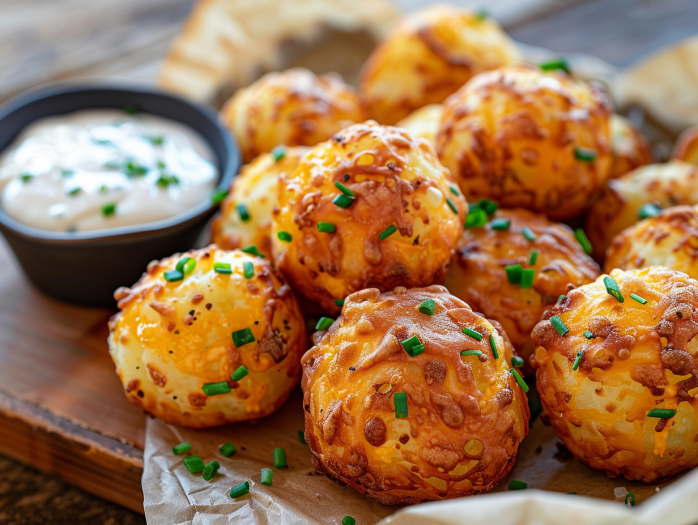 Mashed Potato Cheese Puffs