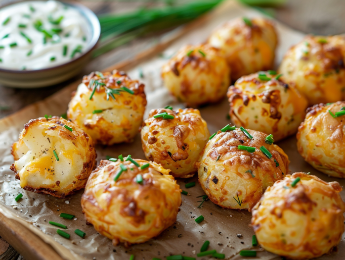 Mashed Potato Cheese Puffs 