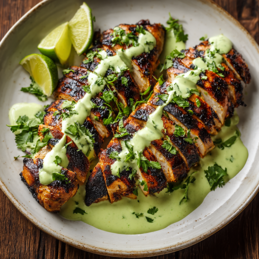 Peruvian-style grilled chicken breasts