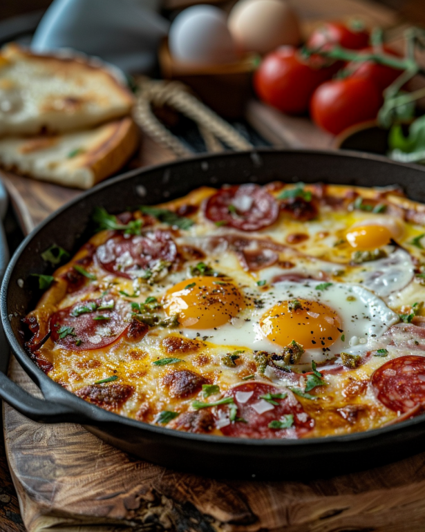 Pizza Eggs dish