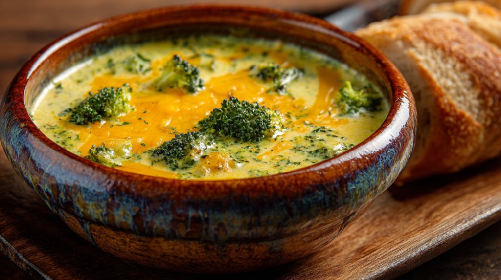 Broccoli cheese soup