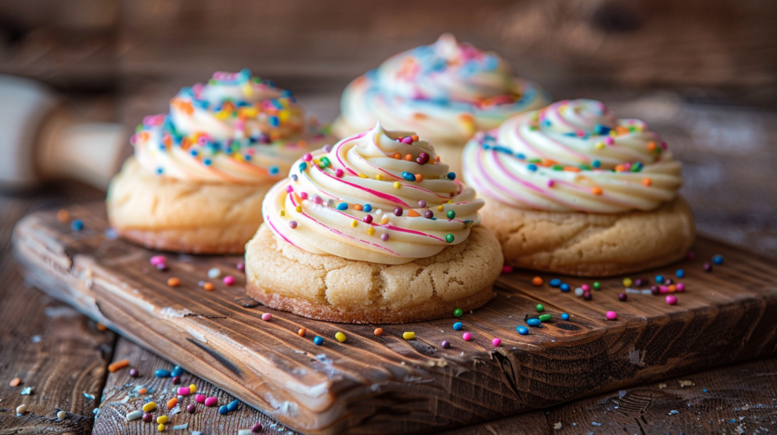 Thick Crumbl-style cookies