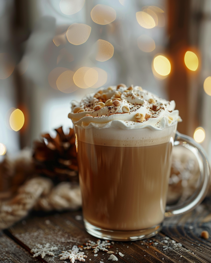 Vanilla Almond Snowflake Latte