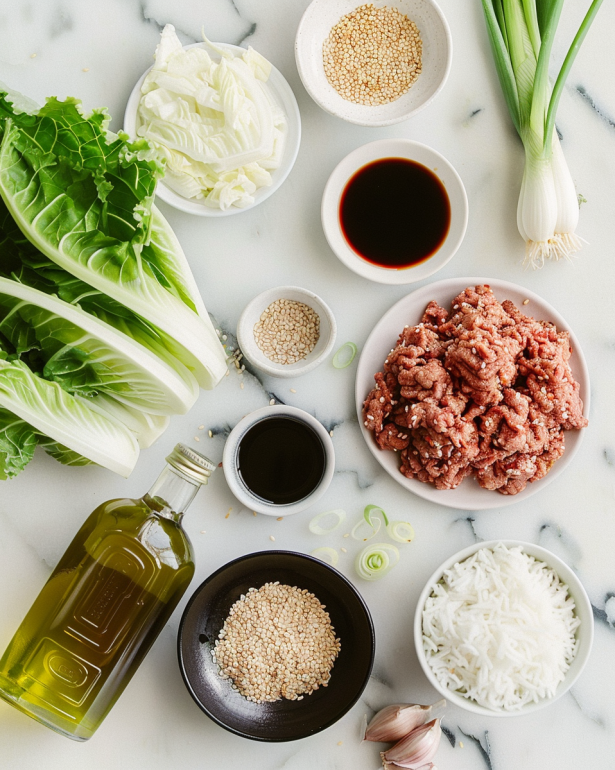 Ingredients for Low-FODMAP Korean Beef