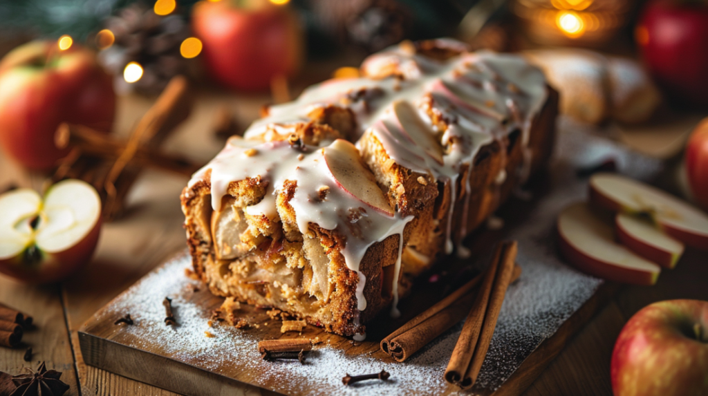 apple fritter bread loaf
