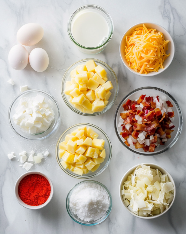 bacon potato frittata ingredients