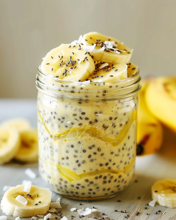 banana chia pudding
