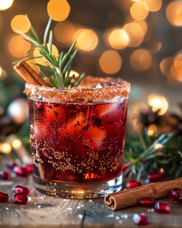 festive Spiced Christmas Margarita