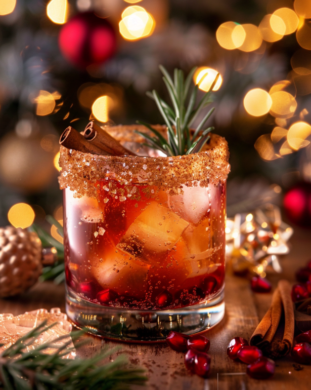 festive Spiced Christmas Margarita 