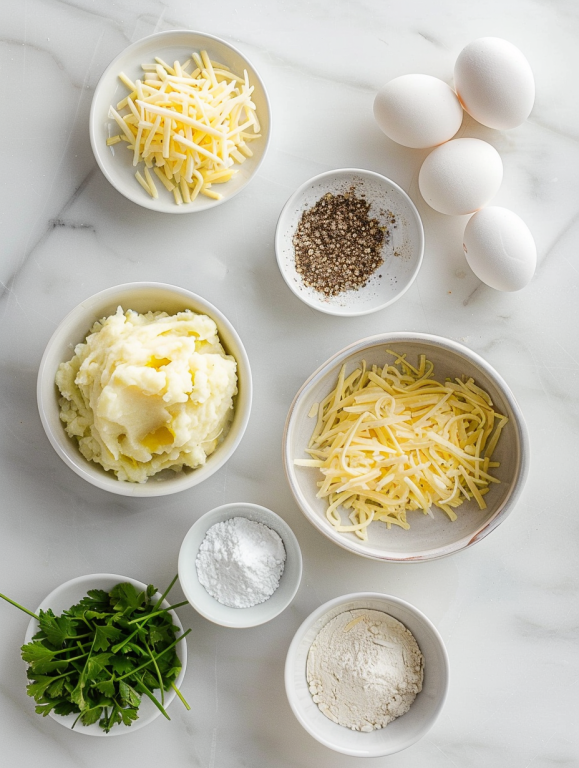 ingredients for Mashed Potato Cheese