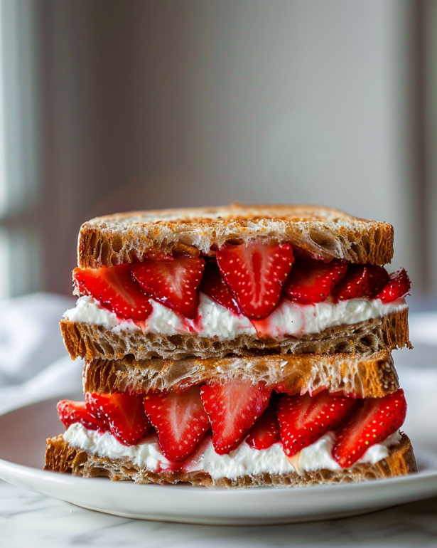 strawberry sandwich