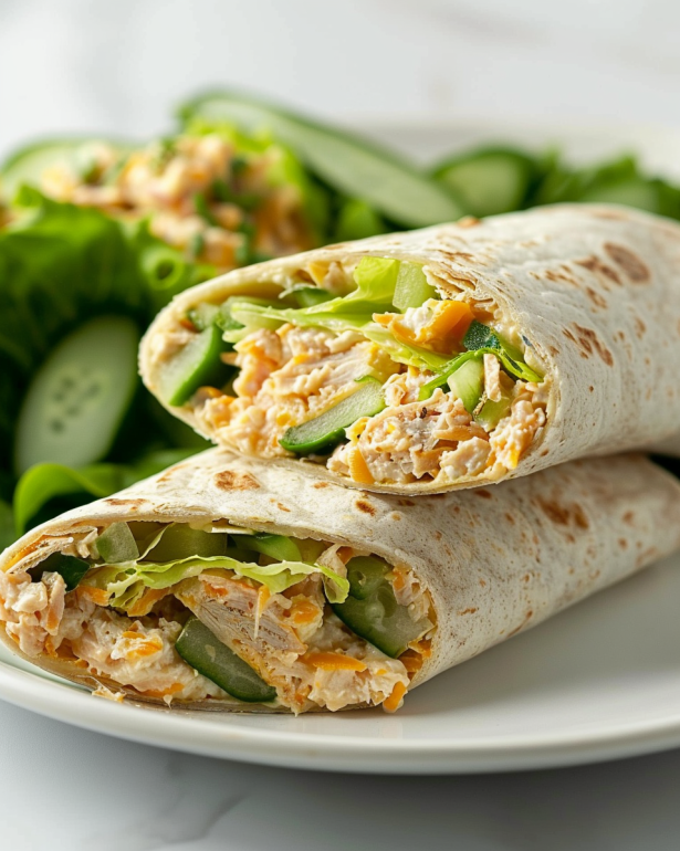 tuna melt wrap