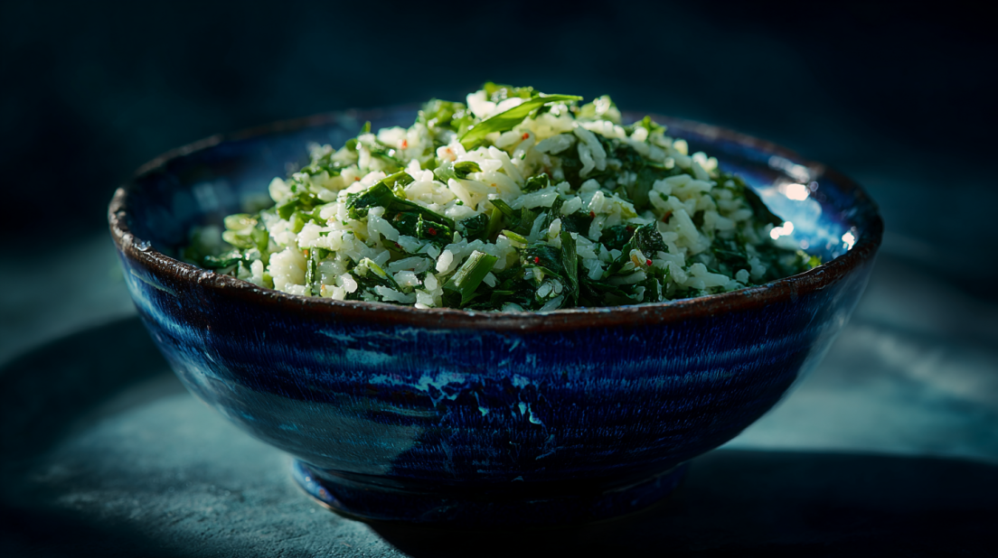 Boursin Collard Green Rice