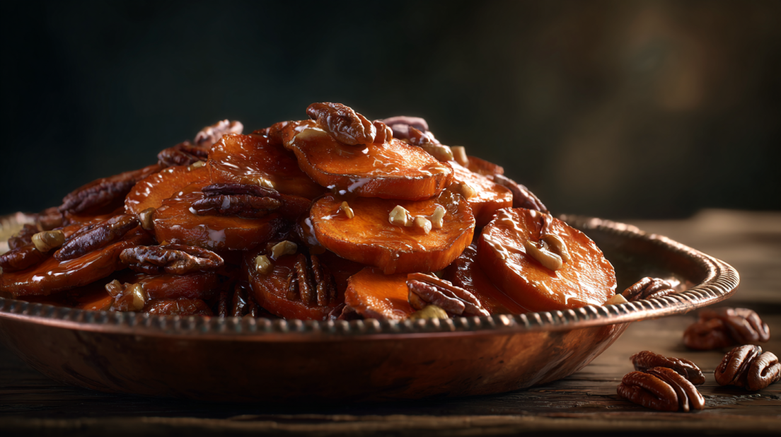 Candied sweet potatoes