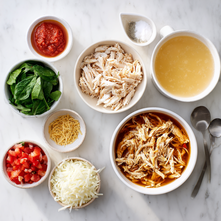 Chicken Parmesan Soup ingredients
