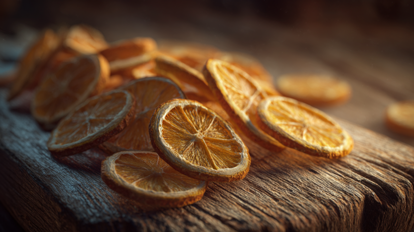 DIY dried orange slices 