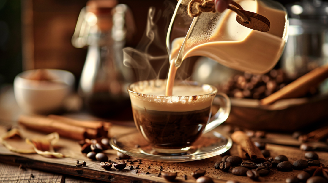 Homemade coffee creamer