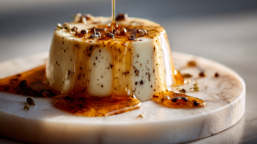 Honey Cardamom Panna Cotta