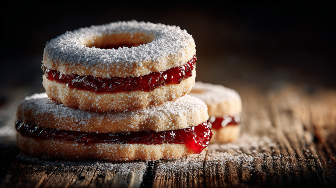 Linzer cookies
