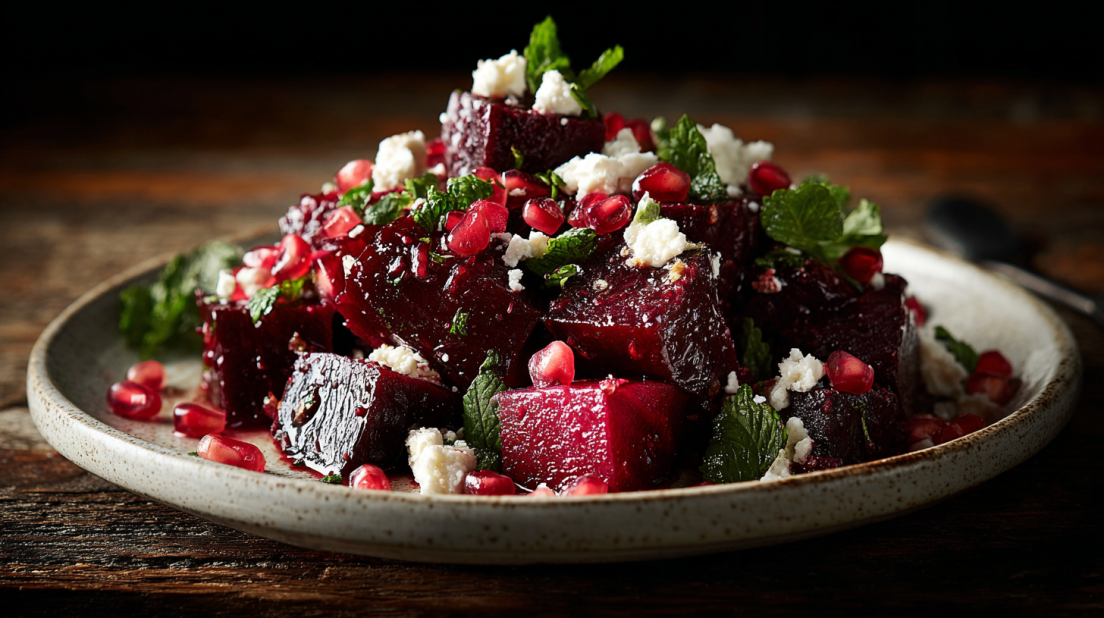 Pomegranate Roasted Beet Salad